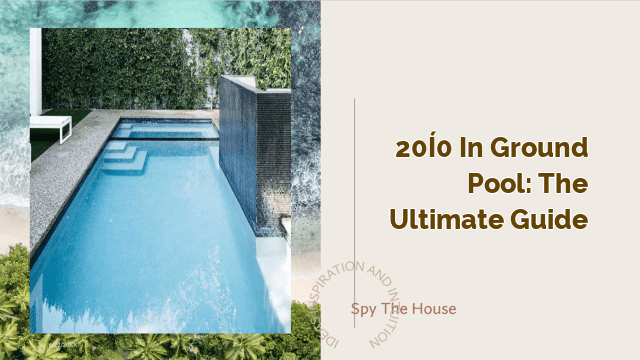 20×40 In Ground Pool: The Ultimate Guide