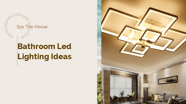 bathroom led lighting ideas