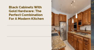 Black Cabinets with Gold Hardware: The Perfect Combination for a Modern Kitchen