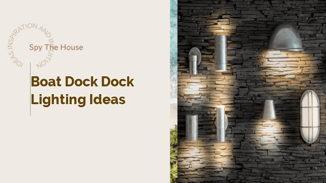 boat dock dock lighting ideas