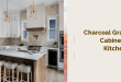 charcoal gray cabinets kitchen