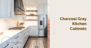 charcoal gray kitchen cabinets