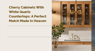 Cherry Cabinets with White Quartz Countertops: A Perfect Match Made in Heaven