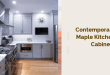 contemporary maple kitchen cabinets