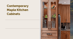 contemporary maple kitchen cabinets