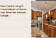 Dark Cabinets Light Countertops: A Classic and Timeless Kitchen Design