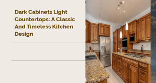 Dark Cabinets Light Countertops: A Classic and Timeless Kitchen Design