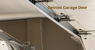 dented garage door