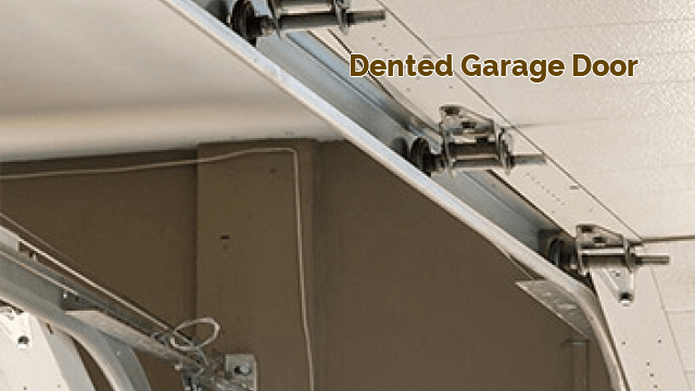 dented garage door