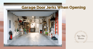 garage door jerks when opening