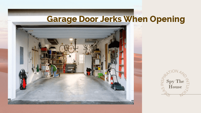 garage door jerks when opening