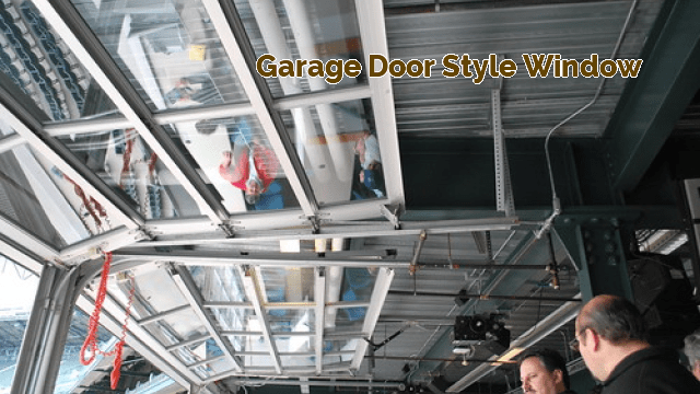 garage door style window