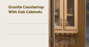 Granite Countertop with Oak Cabinets