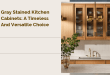 Gray Stained Kitchen Cabinets: A Timeless and Versatile Choice