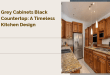 Grey Cabinets Black Countertop: A Timeless Kitchen Design