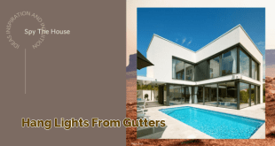 hang lights from gutters