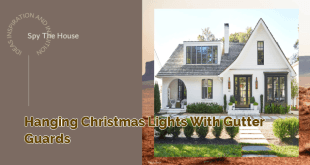 Hanging Christmas Lights with Gutter Guards