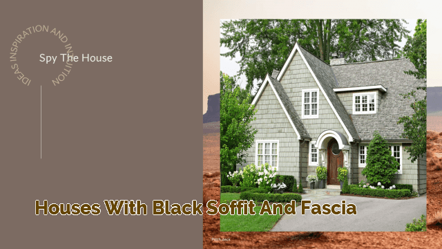 houses with black soffit and fascia