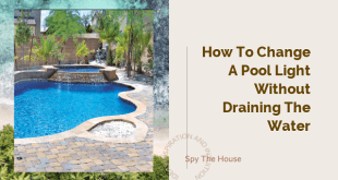 how to change a pool light without draining the water