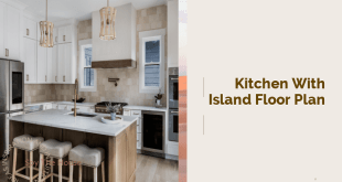 kitchen with island floor plan