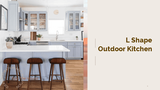 l shape outdoor kitchen
