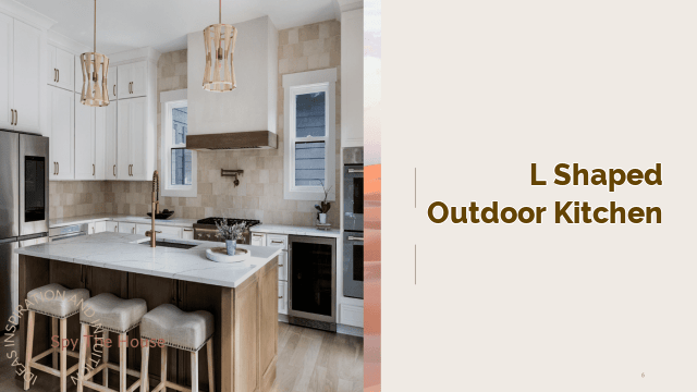 l shaped outdoor kitchen