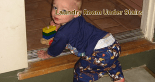 laundry room under stairs