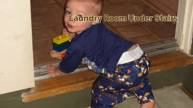 laundry room under stairs