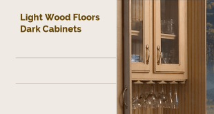 light wood floors dark cabinets