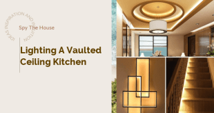 lighting a vaulted ceiling kitchen