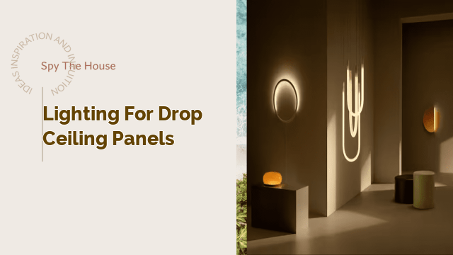 lighting for drop ceiling panels