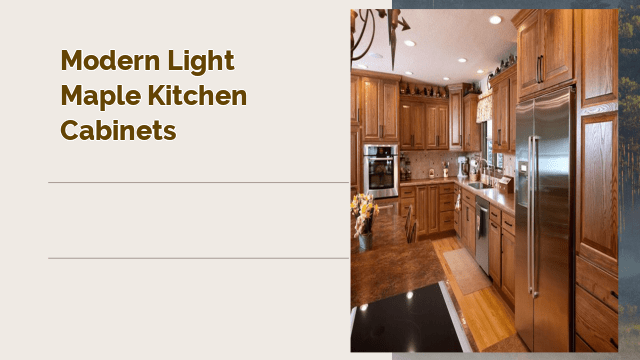 modern light maple kitchen cabinets