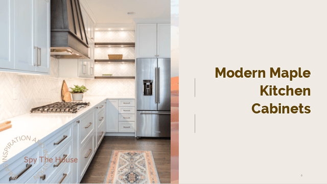 modern maple kitchen cabinets