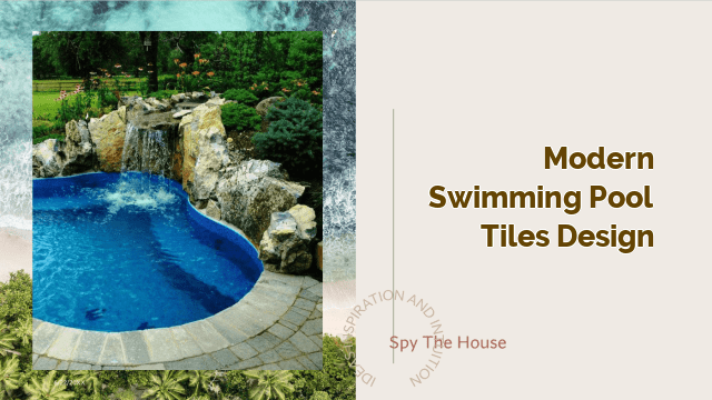 modern swimming pool tiles design