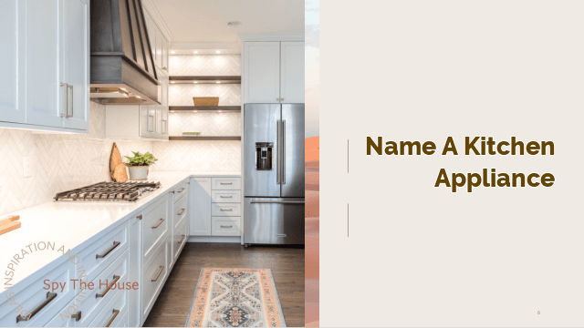 name a kitchen appliance
