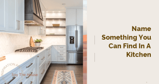 name something you can find in a kitchen