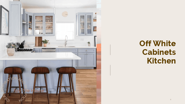 off white cabinets kitchen