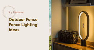 outdoor fence fence lighting ideas