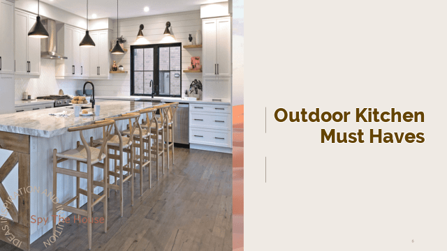 outdoor kitchen must haves