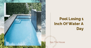 pool losing 1 inch of water a day