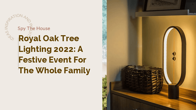 Royal Oak Tree Lighting 2022: A Festive Event for the Whole Family