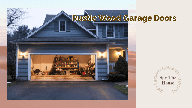 rustic wood garage doors