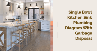 Single Bowl Kitchen Sink Plumbing Diagram with Garbage Disposal