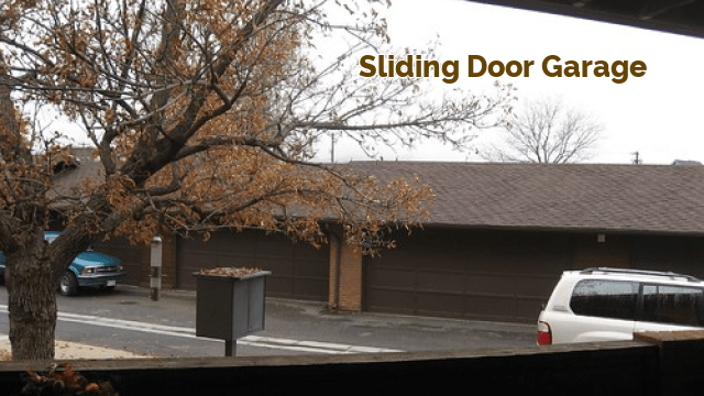 sliding door garage