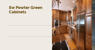 sw pewter green cabinets