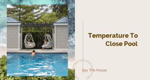 temperature to close pool