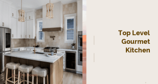 top level gourmet kitchen