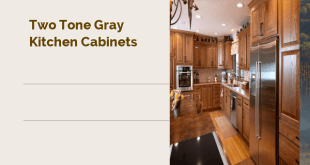 Two Tone Gray Kitchen Cabinets