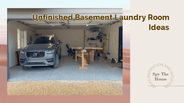 unfinished basement laundry room ideas