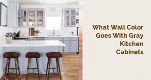 what wall color goes with gray kitchen cabinets